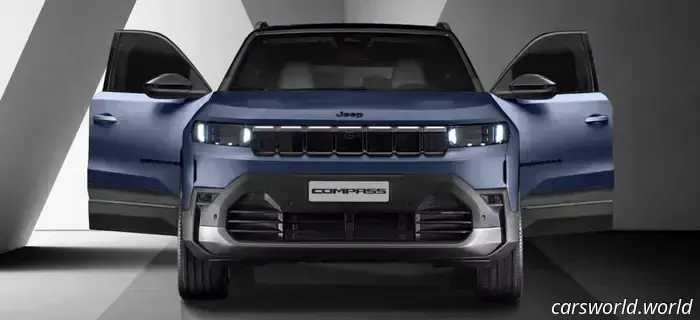 Утечка Jeep Compass 2026 года Демонстрирует дизайн в стиле Recon, и это круто